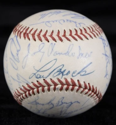 CURT FLOOD - BÉISBOL AUTOGRAFIADO FIRMADO CON COFIRMANTES Foto 1 de 4