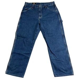 Dickies Relaxed Fit Carpenter Jeans 32x28 Blue Stonewashed Indigo Denim NWT SNB - Picture 1 of 14
