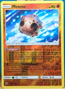 POKEMON - Sturm am Firmament - Meteno - 83/168 - REVERSE HOLO - alemán - Imagen 1 de 1