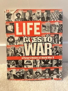 Life Goes to War Hardcover Book 1977 A Picture of History WWII Time 1st Edition - Picture 1 of 11