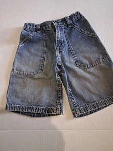Vintage Gap Factory Store, 1969 Jean Cargo Short, Adjustable Waist, Boys size 7 - Picture 1 of 6