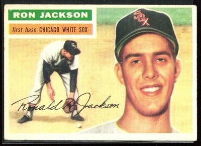 Ron Jackson 1956 Topps #186 Chicago White Sox - Image 1 of 2
