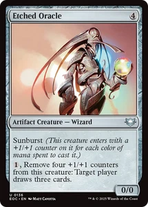 ETCHED Oracle #136 | NM | Edge of Eternities Commander EOC Magic MTG - Picture 1 of 1