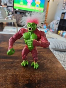 VTG Primal Rage Chaos Yeti Troll Action Figure Playmates Toys Atari Red Green 10 - Picture 1 of 3