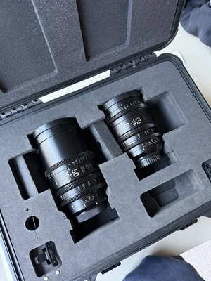 Cine Sigma 18-35mm T2.0 & Sigma 50-100mm T2.0 EF Mount Set W/ Pelican Case - Image 1 of 4