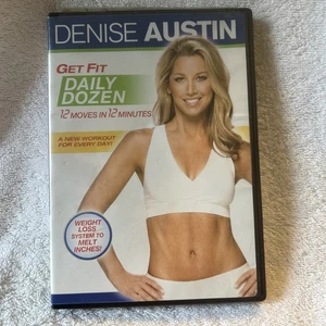 Denise Austin: Get Fit Daily Dozen Workout Exercise Fitness DVD Preowned - Foto 1 di 2