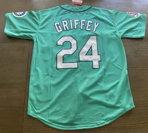 Ken Griffey Jr Seattle Mariners Baseball Trikot L Neu mit Etikett MLB Erwachsene Large L - Bild 1 von 2