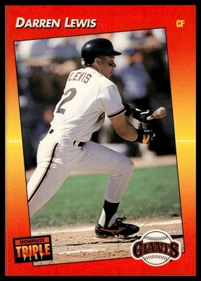1992 Triple Play #111 Darren Lewis - Image 1 of 2