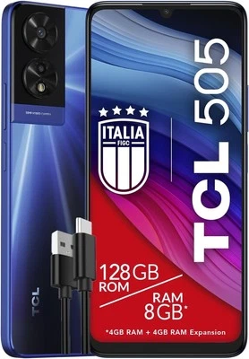 TCL 505 128GB 8GB RAM OCEAN BLUE 4G 6,7" ANDROID 14/15 DUAL SIM GARANZIA ITALIA - Immagine 1 di 4