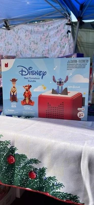 Tonies Disney Rojo Toniebox Paquete con Tigger, Woody y Stitch - NUEVO Foto 1 de 2