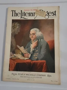 The Literary Digest Jan 16, 1926 – Benjamin Franklin Cover – Henry Ford Feature - Picture 1 of 6