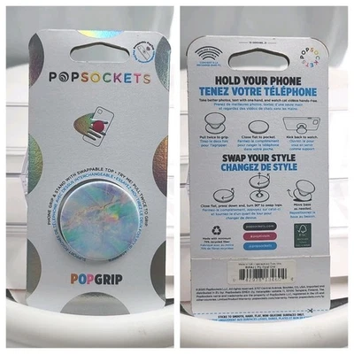 NEW PopSockets PopGrip OPAL Phone Grip Stand Swappable Top Pop Socket - Image 1 of 3