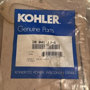 GENUINE OEM KOHLER PART # 20 041 13-S VALVE COVER GASKET; KOHLER COURAGE SINGLE - Picture 1 of 2