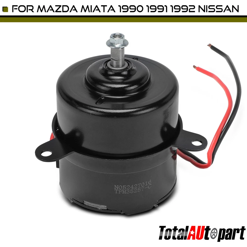 Motor de refrigeración del ventilador del radiador para Mazda Miata 1990 1991-1992 Nissan Sentra NX 200SX Foto 1 de 4