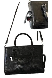 Patent Leather Drink Purse, Insulated Interior, 2 Drink Bladders with Spouts, 3L - Picture 1 of 12