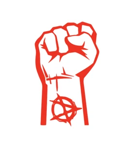 Anarchy Fist Rebel Rebellion Punk Rock Resistance Revolution Rise Decal Sticker - Bild 1 von 9