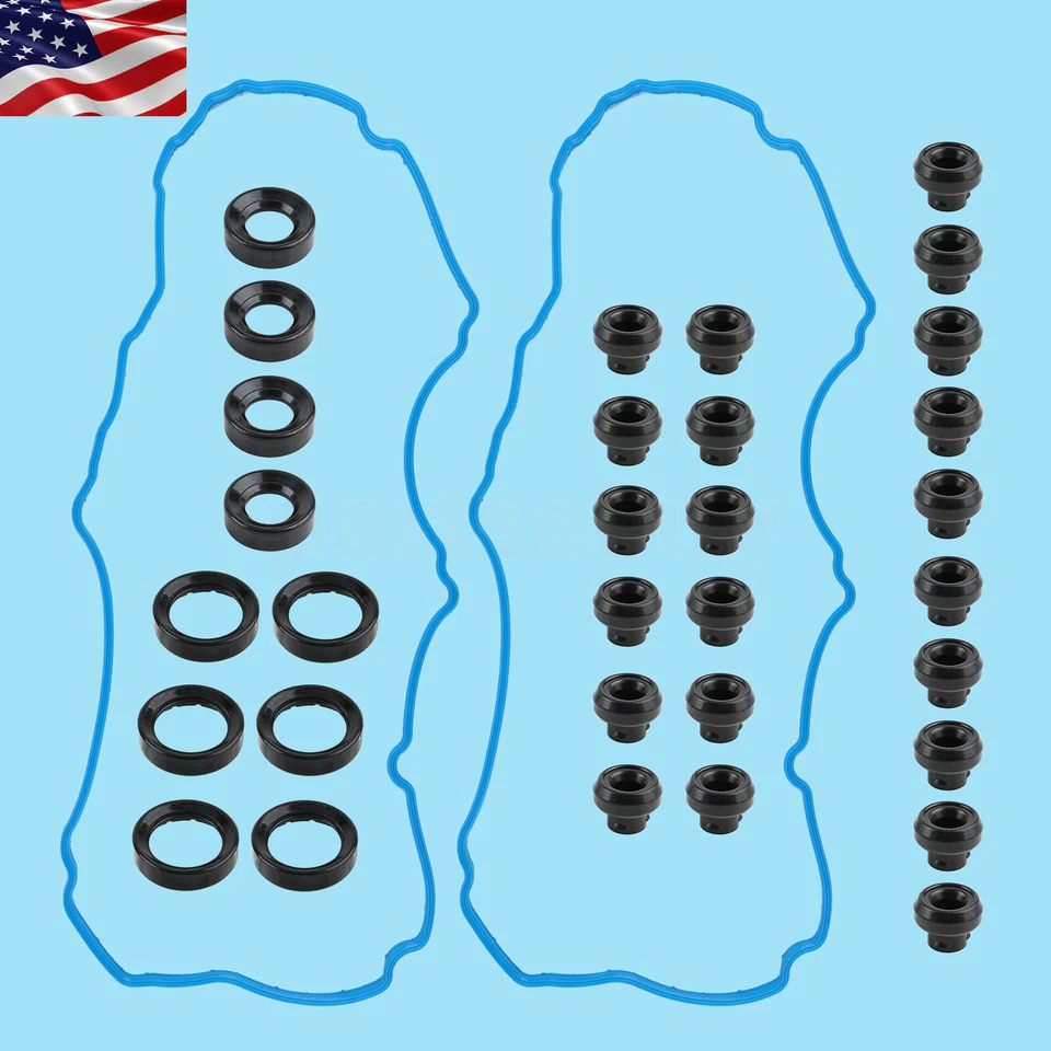 Juego de juntas de cubierta de válvula para Ford Police Interceptor 2013-2019 sedán utilitario V6 Foto 1 de 4