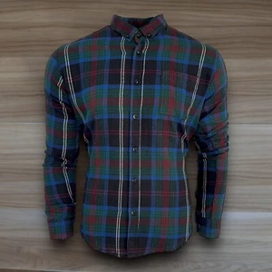 Mens Check Shirt Medium Long Sleeve Regular Fit Shirt Work Casual Formal Shirt - Picture 1 of 7