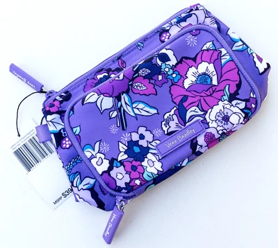 Vera Bradley Lighten Up Compact Organizer in Enchanted Garden. NWT