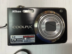 Nikon Coolpix S630 dig. camera. BLK. W/charger, battery, av cord, manual, case - Picture 1 of 11