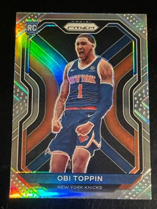 2020-21 Panini Prizm Silver Prizm Obi Toppin #280 Rookie RC - Bild 1 von 2
