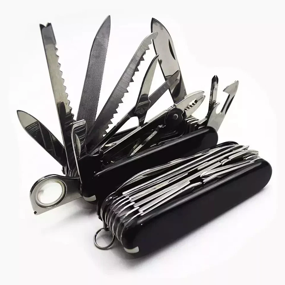 Pince Multifonction Couteau Pliant 30 Outils de Poche Pêche Camping Randonnée - Photo 1/4