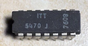 ITT 7470J Edge Triggered JK Flip Flop - NOS - 1976 Date Code - Bild 1 von 1