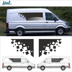 MWB SWB VOLKSWAGEN CRAFTER VW Camper MOTORHOME Decals Stickers Van Graphics 036 - Picture 1 of 4