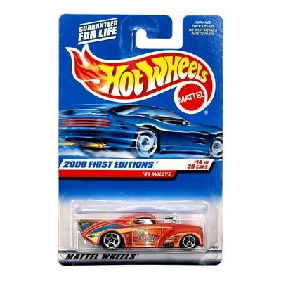 HOT WHEELS '41 Willys Coupe Orange First Editions 24383 2000 - Image 1 of 2
