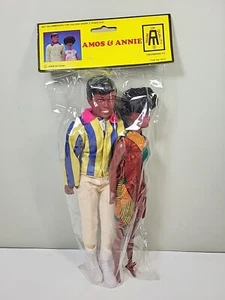 Vintage Amos & Annie Black African American Doll Set Barbie Clone Nos Sealed  - Picture 1 of 10