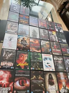 JOBLOT OF 32 DVD`S HORROR FILMS COLLECTABLE SHRINE CANDYMAN ALIEN V PREDATOR - Picture 1 of 24