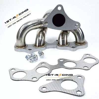 TD04 Turbo Exhaust Manifold For 96-99 Toyota Starlet EP82 EP85 EP91 4EFTE 1.3L Foto 1 de 4