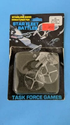 FASA Star Trek Miniatures Starline 2200 ISC DESTROYER Ship #7256 MINIATURE NOS  - Image 1 of 4