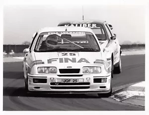 FINA FORD SIERRA RS500 COSWORTH 1989 BTCC ORIGINAL PERIODE PRESSE FOTO - Bild 1 von 2