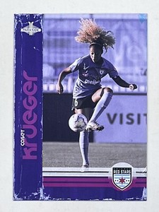 Casey Krueger 2021 Parkside NWSL Vintage #V1 Chicago Red Stars Insert Card