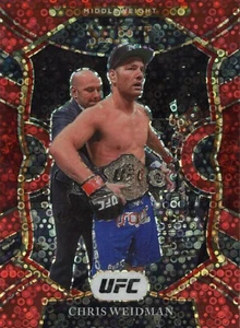 Panini 2021 UFC SELECT CHRIS WEIDMAN #78 192/199 CONCOURSE ROTE DISCO PRIZM - Bild 1 von 2