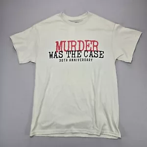 Death Row Records Murder Was The Case Graphic Print Tee Shirt M - Picture 1 of 5