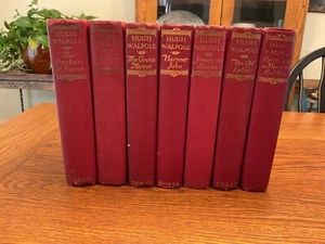 Antique Hugh Walpole Novels 1913-1926 Set of 7 - Imagen 1 de 7