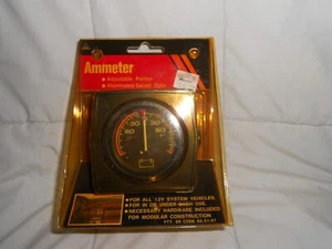 Vintage Kmart Brand Automobile Illuminated Ammeter / NEW / K-Care Brand - Picture 1 of 5