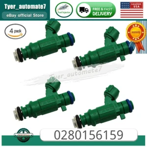 Nuevo juego de 4 inyectores de combustible para Nissan Sentra 2003-2006 1,8 L I4 #0280156159 - Imagen 1 de 7