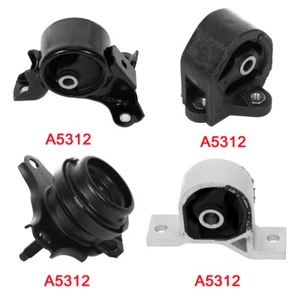 4 In 1 Engine Motor & Transmissions Mount Set For Honda Civic 1.7L 2001-2005 - Bild 1 von 12