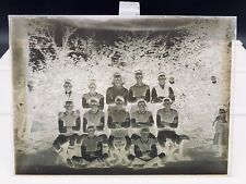 Trinity AFC Antique Football Negative 1913-14 Season 16cm x 12cm Glass Plate