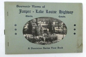 Vintage 1940er Souvenir Ansichten Jasper-Lake Louise Highway Dominion Serie Broschüre - Bild 1 von 4