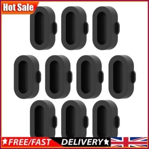 10pcs Anti-dust Charging Port Cover Case for Garmin Fenix 7 7S 7X 6 5 5X (Black) - Zdjęcie 1 z 12