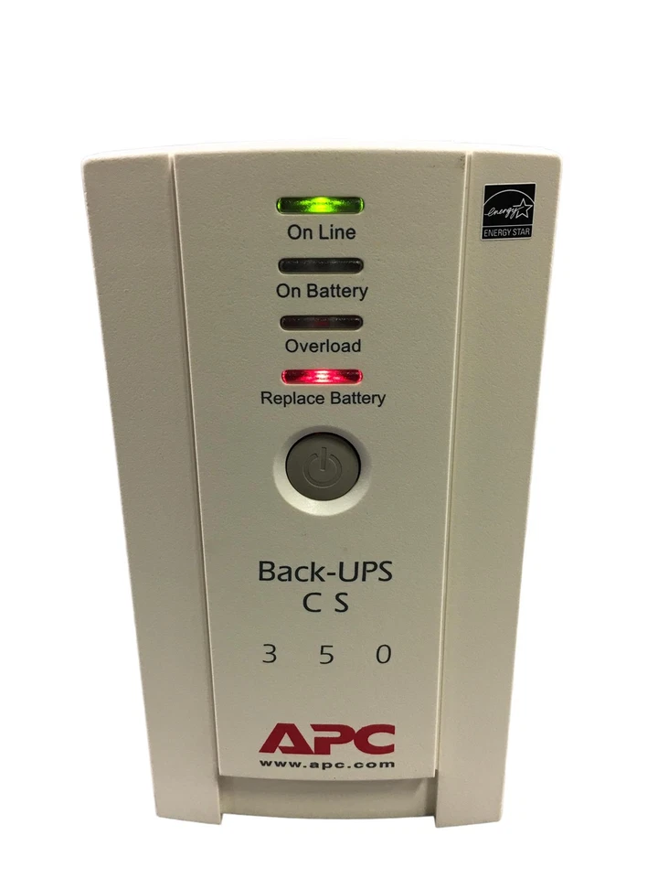 APC Back-UPS CS350 6 Outlets Uninterruptible Power Supply BK350 NO Battery - Image 1 of 4