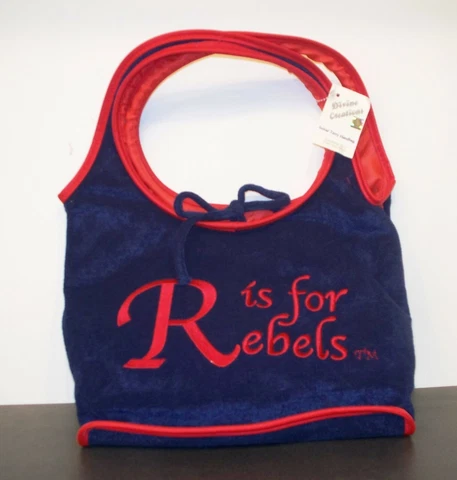 R is for Rebels Ole Miss University of Mississippi Terry Cloth Handbag Purse New Cover