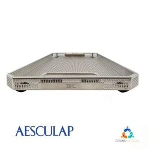 Aesculap JF221R 1/1 SIZE Perforated Basket 21-1/4" x 10" x 1-1/2" - Picture 1 of 4