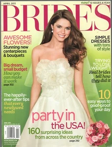 BRIDES Be Yourself April 2011 Simple Dress with Tons of Style Conde Nast - Imagen 1 de 1