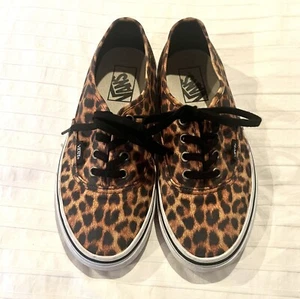 Vans Off The Wall - Cheetah/Leopard-Print Lo Lace-Up Sneaker/Shoe (M 5.5/W 7) - Picture 1 of 5
