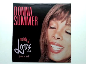 DONNA SUMMER "MELODY OF LOVE ( WANNA BE LOVED )" 12" SINGLE 1994 N/MINT - Picture 1 of 3